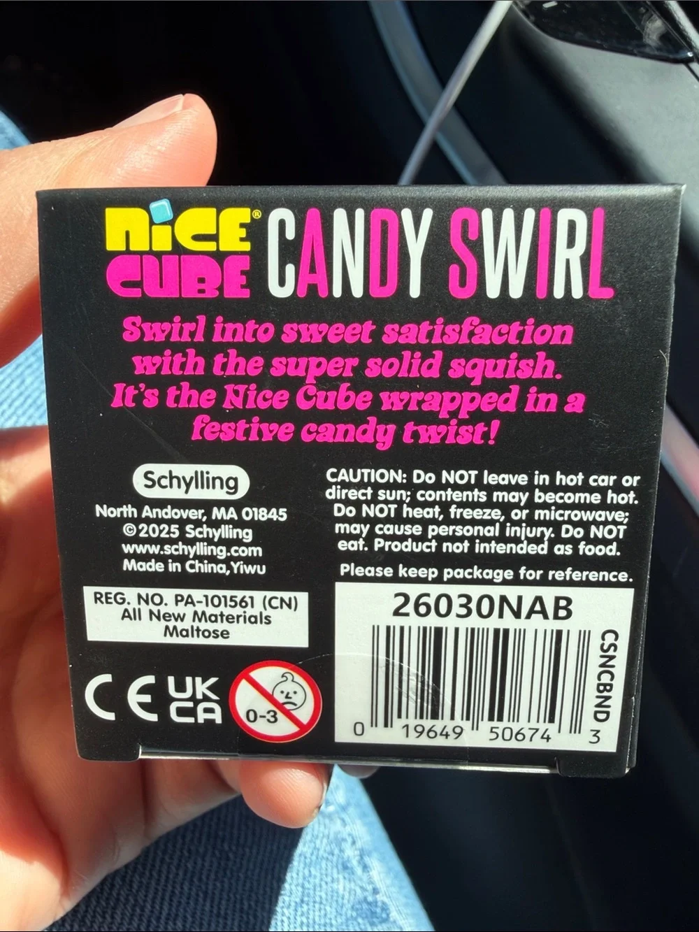 Needoh Candy Swirl Cube. Very hard to find! Brand new.
